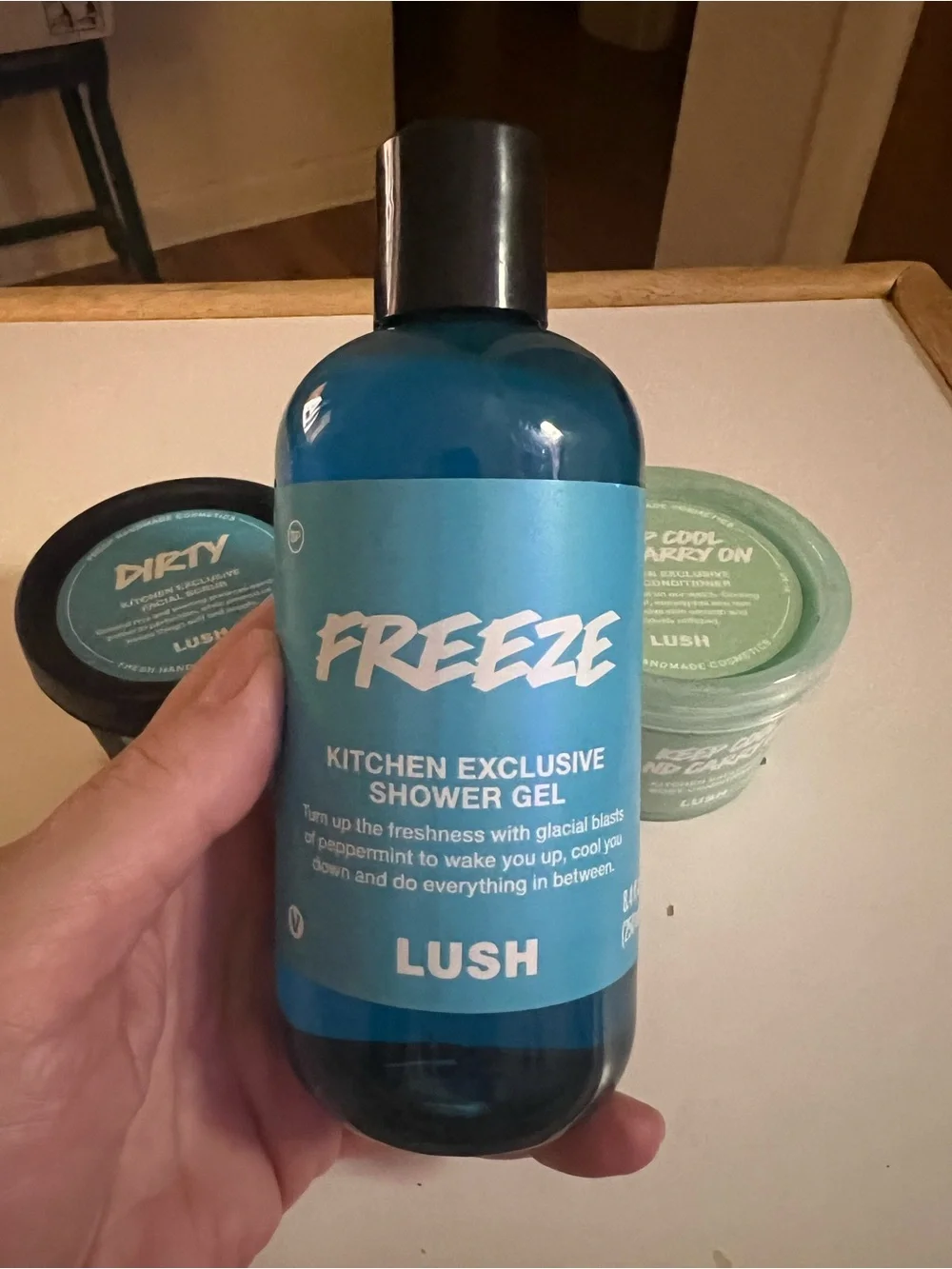 LUSH AUGUST KITCHEN EXCLUSIVE BOX TRIO  FREEZE, DIRTY AND KEEP COOL